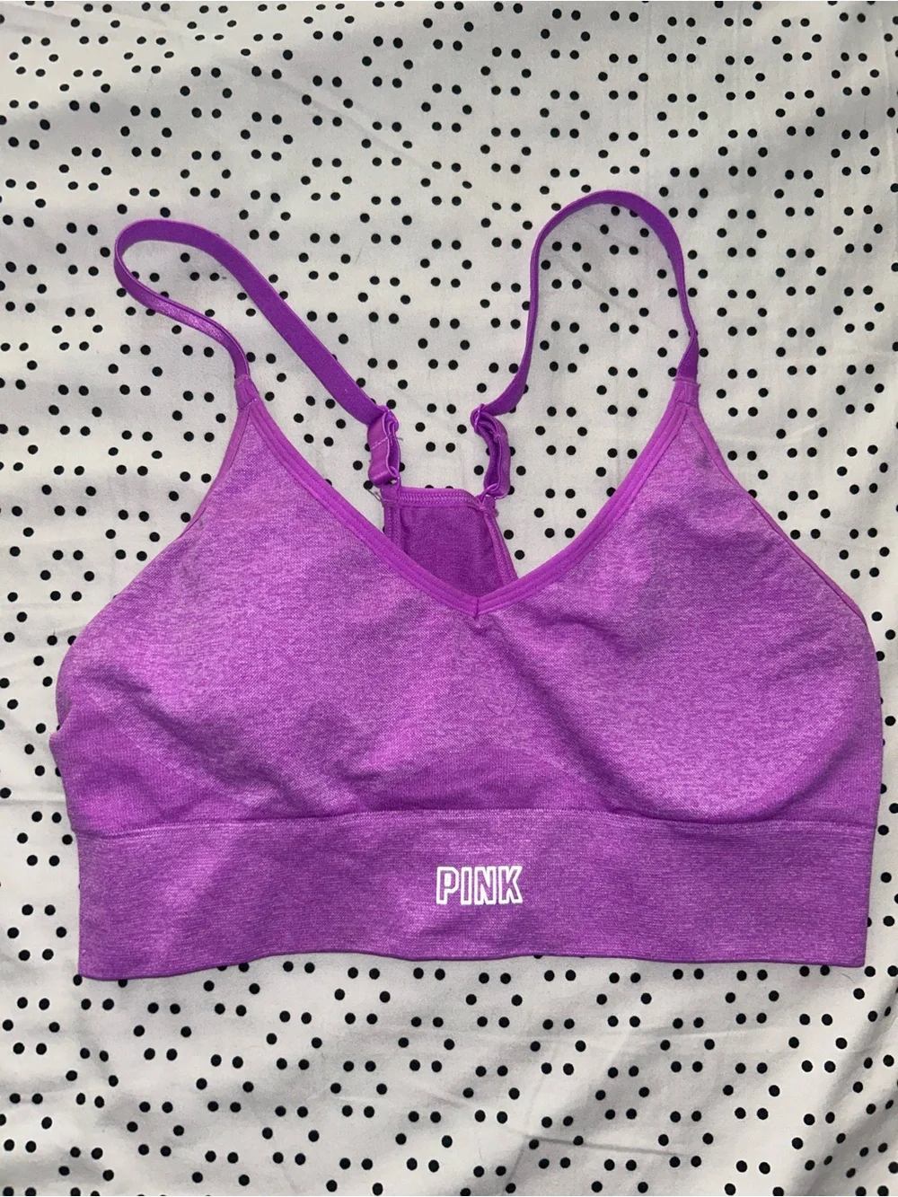 PINK by VS purple sports bra
